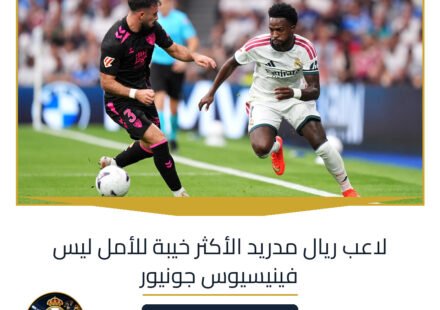 لاعب ريال مدريد الأكثر خيبة للأمل ليس فينيسيوس جونيور