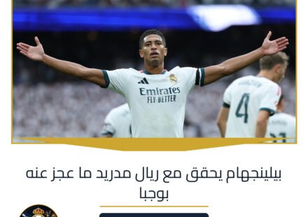بيلينجهام يحقق مع ريال مدريد ما عجز عنه بوجبا